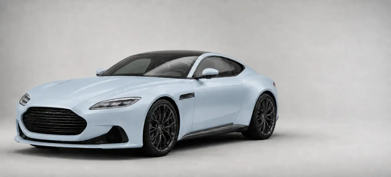 Premier Package full-body smoke-blue coverage shown over a pearl-white car